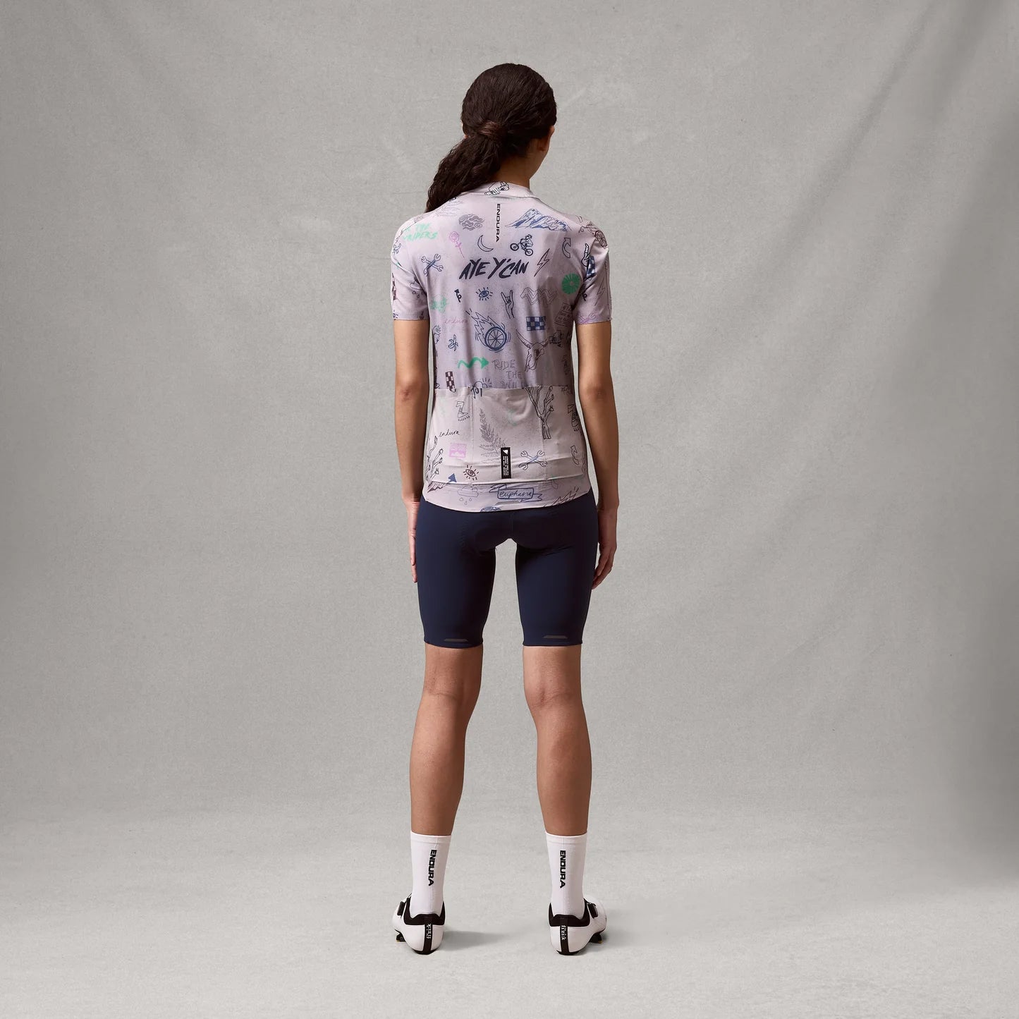 Maglia donna ENDURA PRO SL PRINT GTI a manica corta Titanium