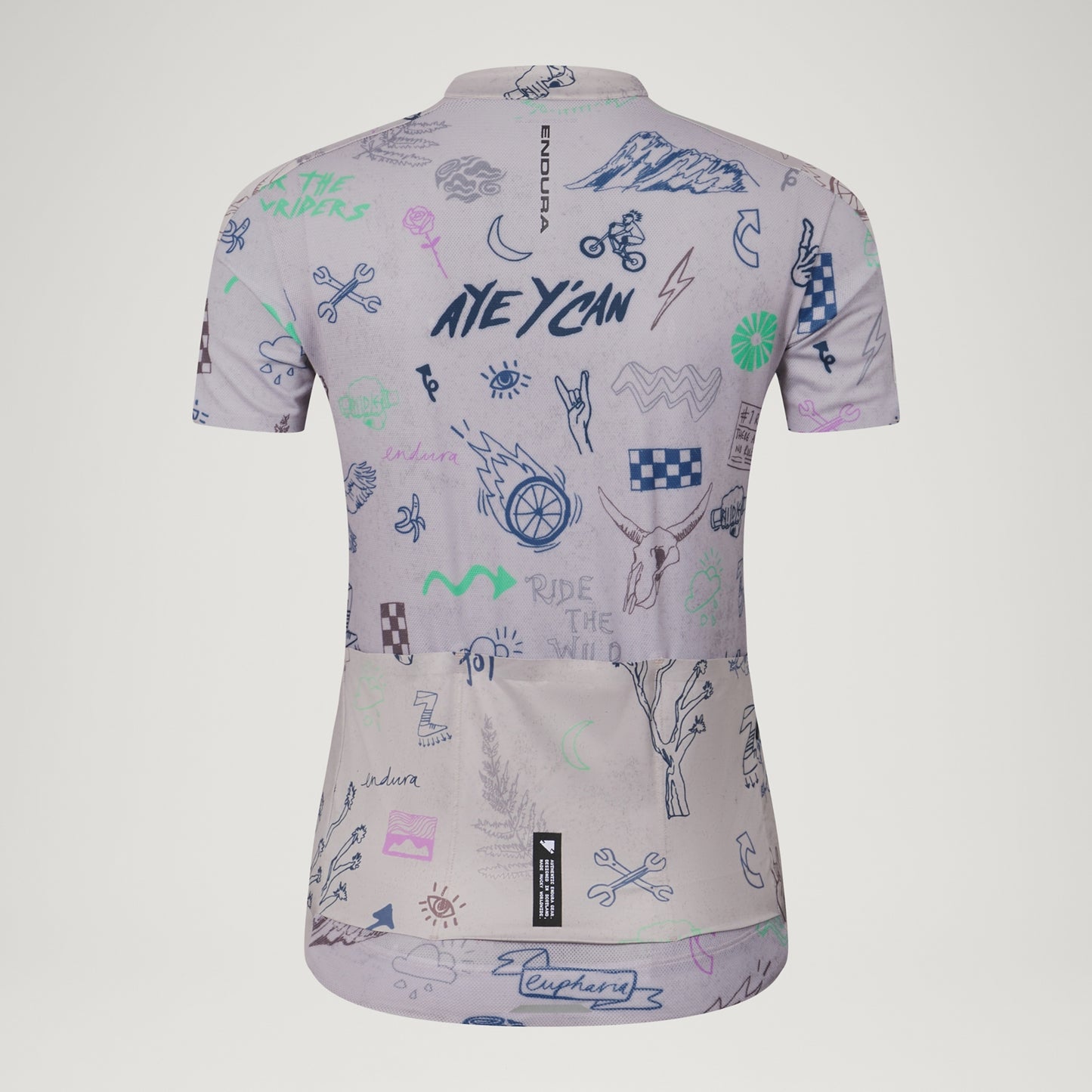 Maglia donna ENDURA PRO SL PRINT GTI a manica corta Titanium