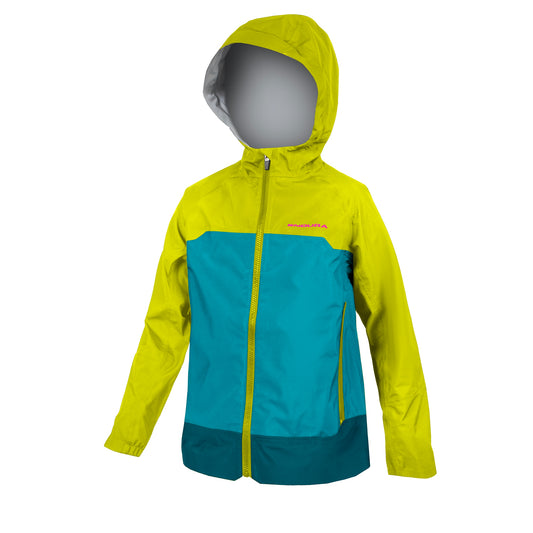 ENDURA MT500 Giacca impermeabile Junior Blu/Giallo