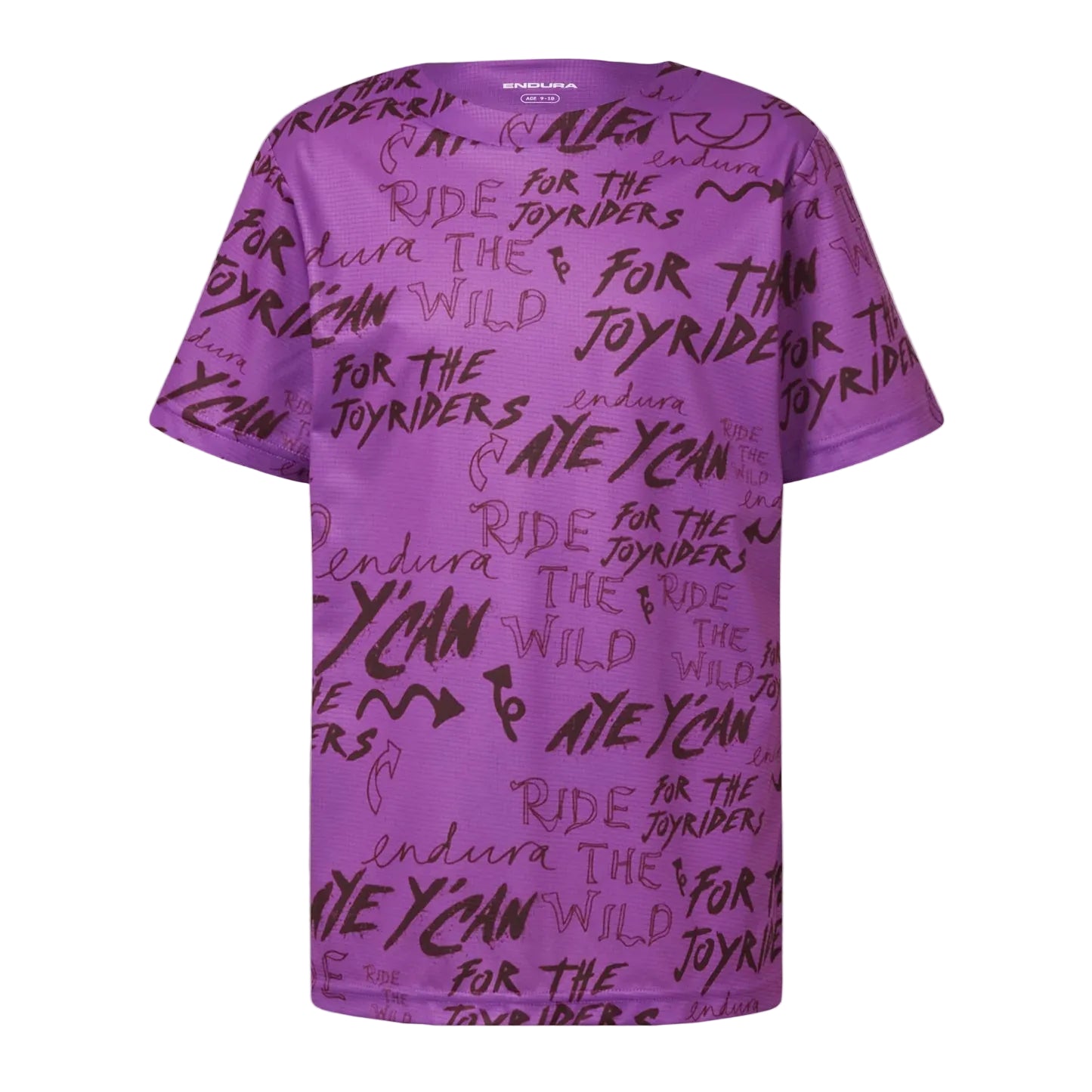 ENDURA SINGLETRACK Junior Maglia a maniche corte viola