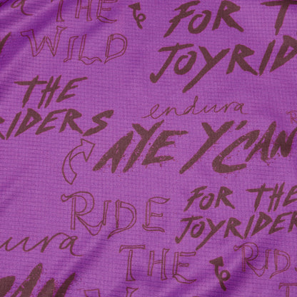 Maglia ENDURA SINGLETRACK CORE Junior Maniche Corte Viola