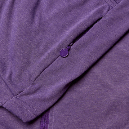 Maglia ENDURA LOOP ZIPPED Maniche Corte Donna Viola