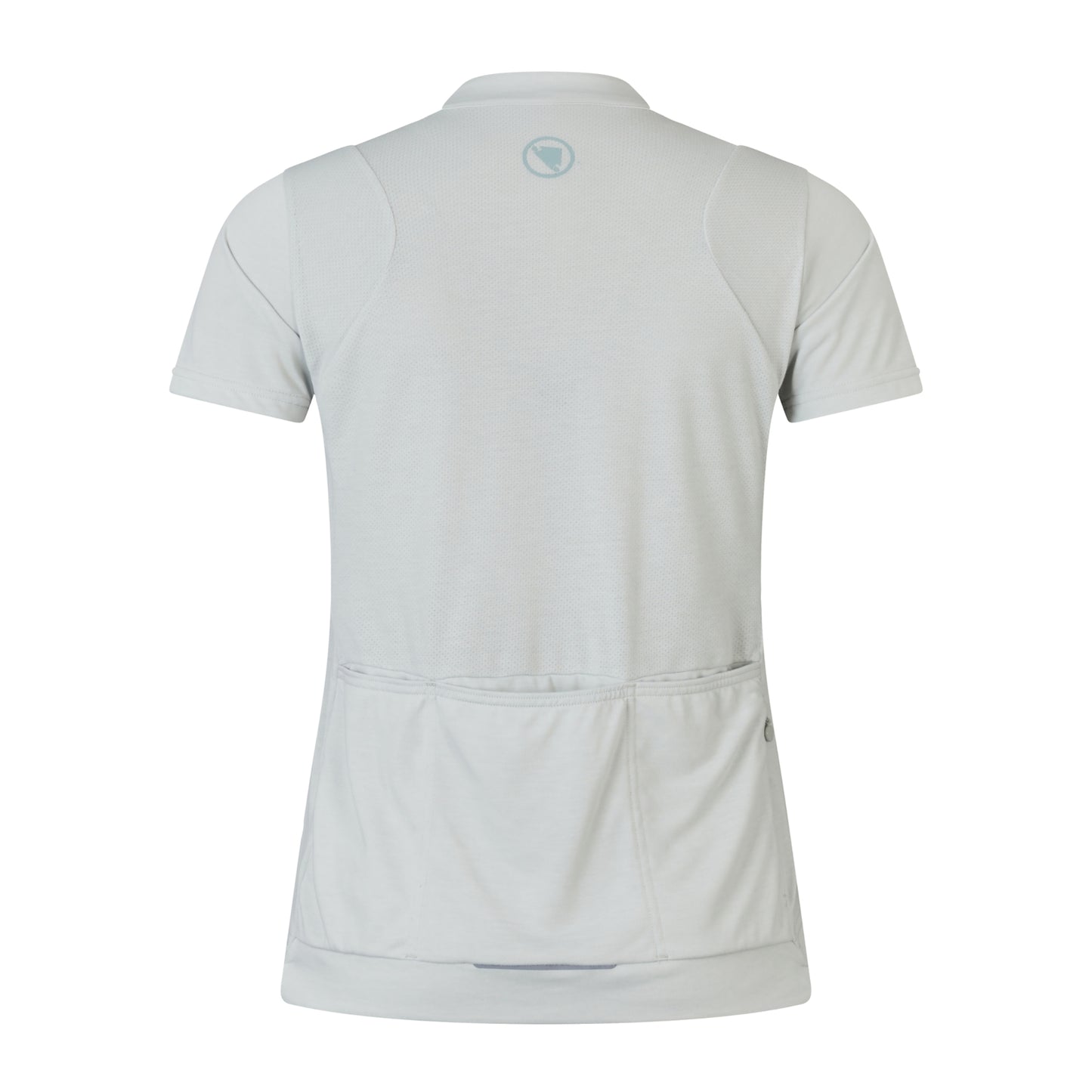 Maglia donna ENDURA LOOP ZIPPED a manica corta Grigio