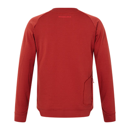 Maglia ENDURA SINGLETRACK FLEECE Maniche Lunghe Mattone