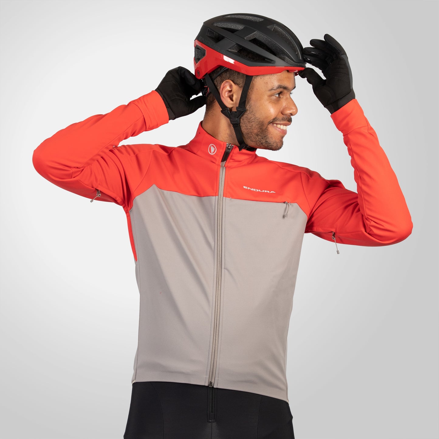 ENDURA WINDCHILL II Giacca Grigio/Rosso