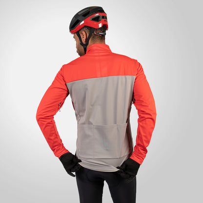 Giubbotto ENDURA WINDCHILL II Grigio/Rosso