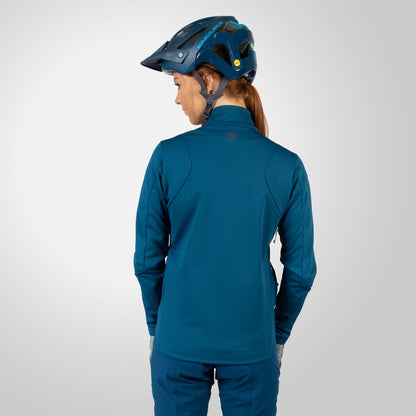 Giacca ENDURA SINGLETRACK SOFTSHELL Donna Blu