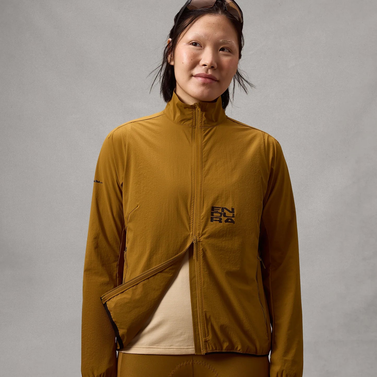Giacca ENDURA ALLTRACK RIDE PACKABLE Donna Bronzo