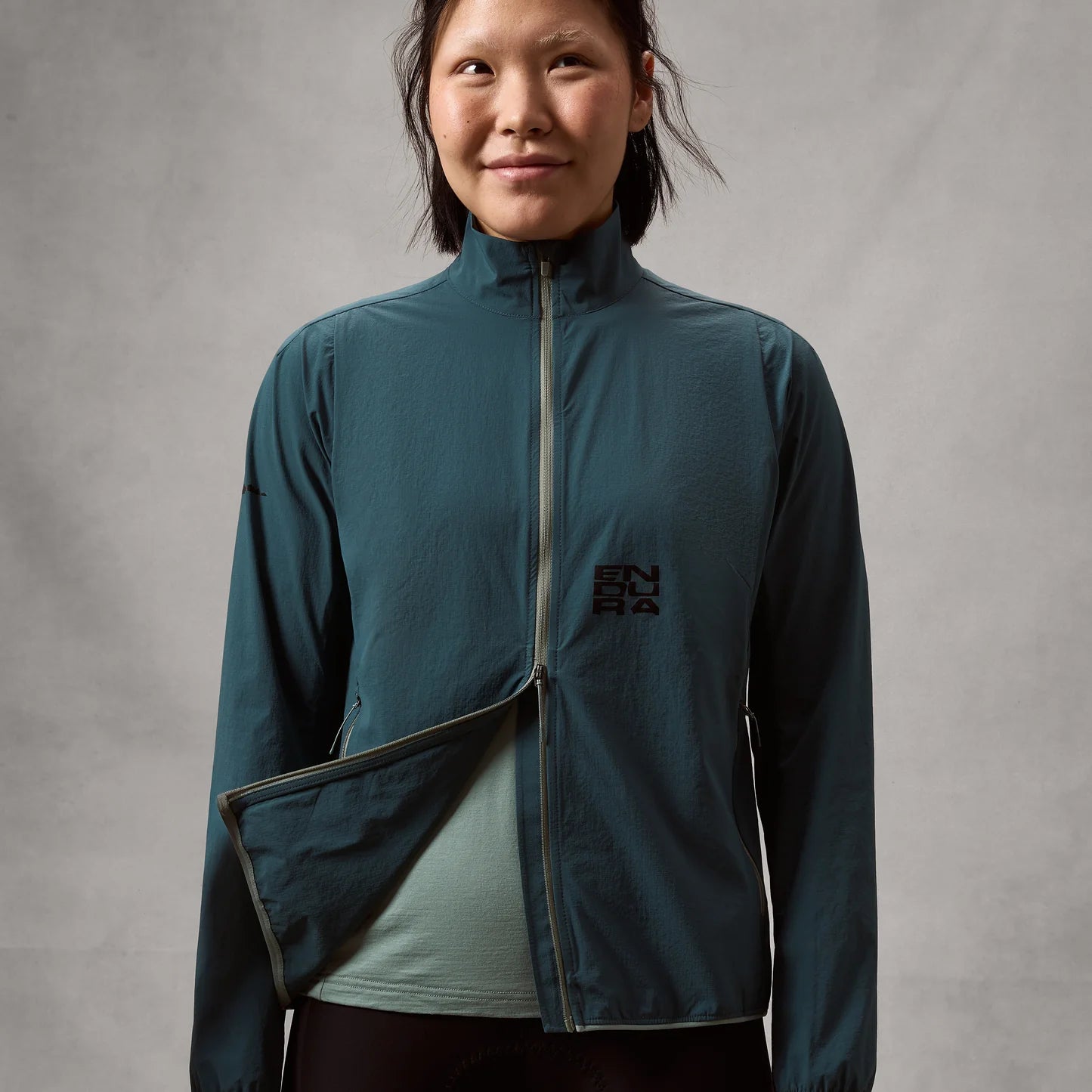 Giacca ENDURA ALLTRACK RIDE PACKABLE Donna Teal