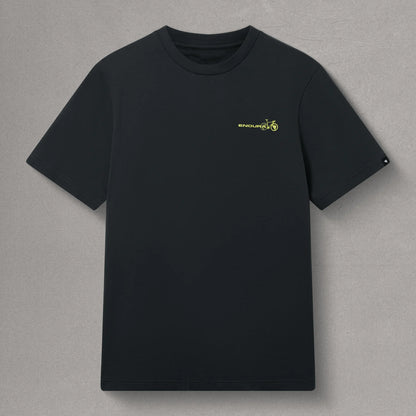 T-Shirt ENDURA PEDAL POWER GRAPHIC Carbon Grigio