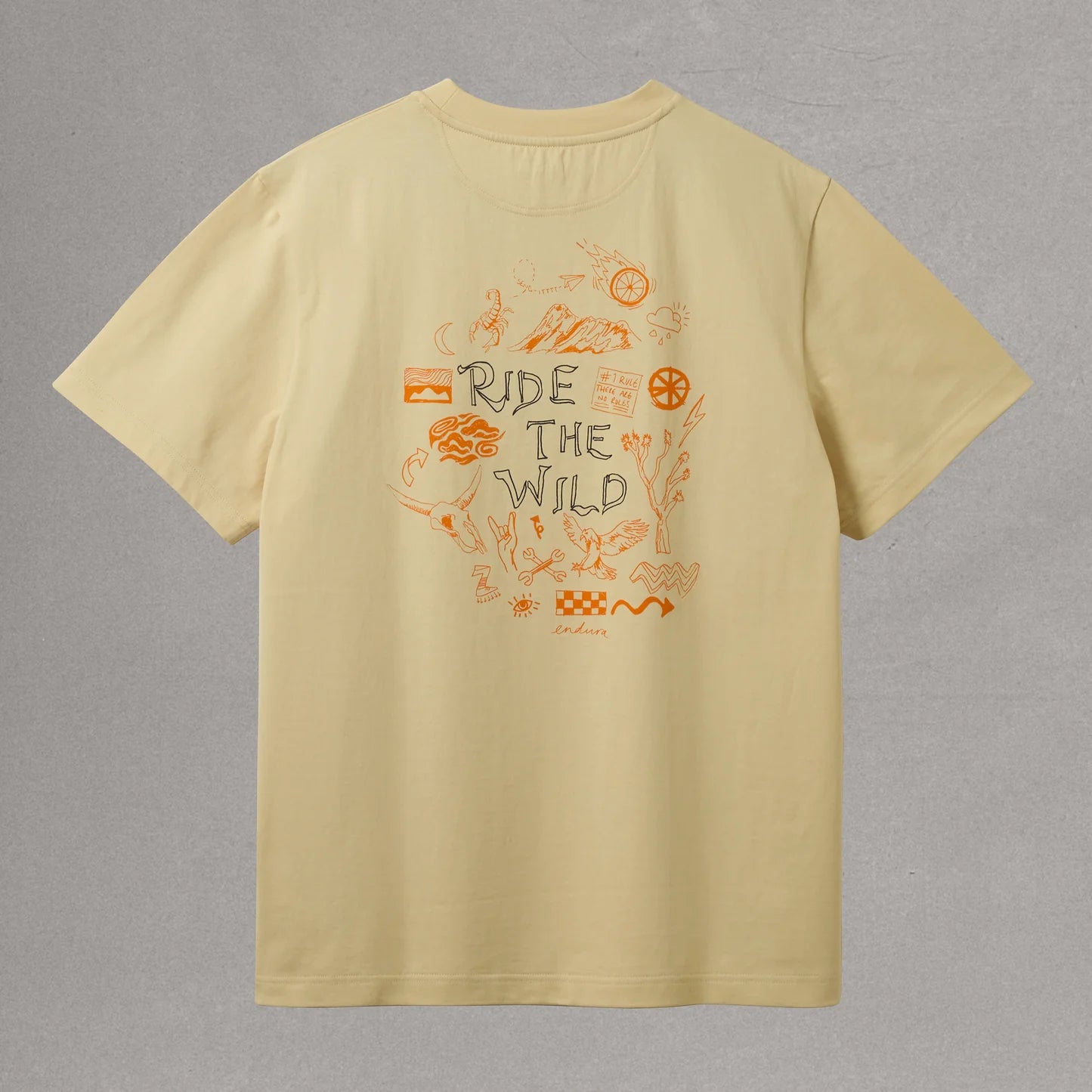 Maglietta ENDURA RIDE THE WILD GRAPHIC Sand