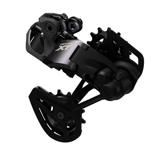 SHIMANO DEORE XT Deragliatore posteriore (spec. Di2) RD-M8150-SGS a 11 velocità compatibile con l'attacco diretto
