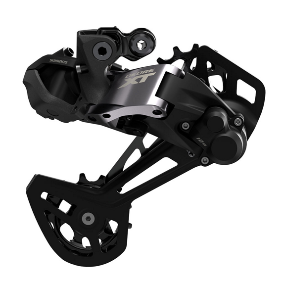 SHIMANO DEORE XT Deragliatore posteriore (spec. Di2) RD-M8150-SGS a 12 velocità compatibile con l'attacco diretto