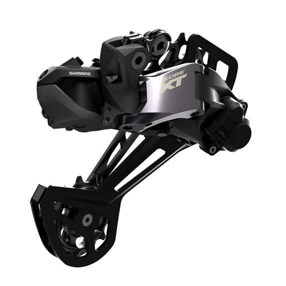 SHIMANO DEORE XT Deragliatore posteriore (spec. Di2) RD-M8150-SGS a 12 velocità compatibile con l'attacco diretto