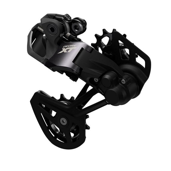 SHIMANO DEORE XT Deragliatore posteriore (spec. Di2) RD-M8150-SGS a 12 velocità compatibile con l'attacco diretto