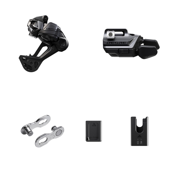 SHIMANO DEORE Di2 Wireless M6250-SGS Kit di aggiornamento per leve a gabbia lunga