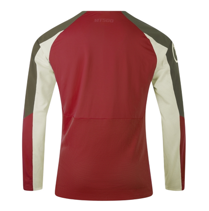 Maglia ENDURA MT500 BURNER LITE Maniche Lunghe Rosso