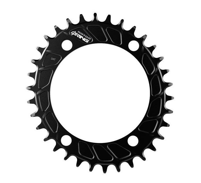 Corona Mono Ovale 11/12V ROTOR Q-RING MTB 4 fori 110mm