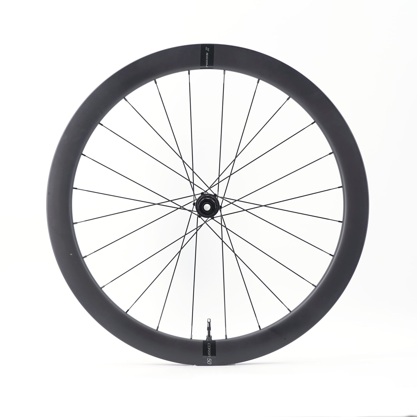 Coppia di ruote SCOM CORSA 50 Tubeless Ready (bloccaggio centrale)