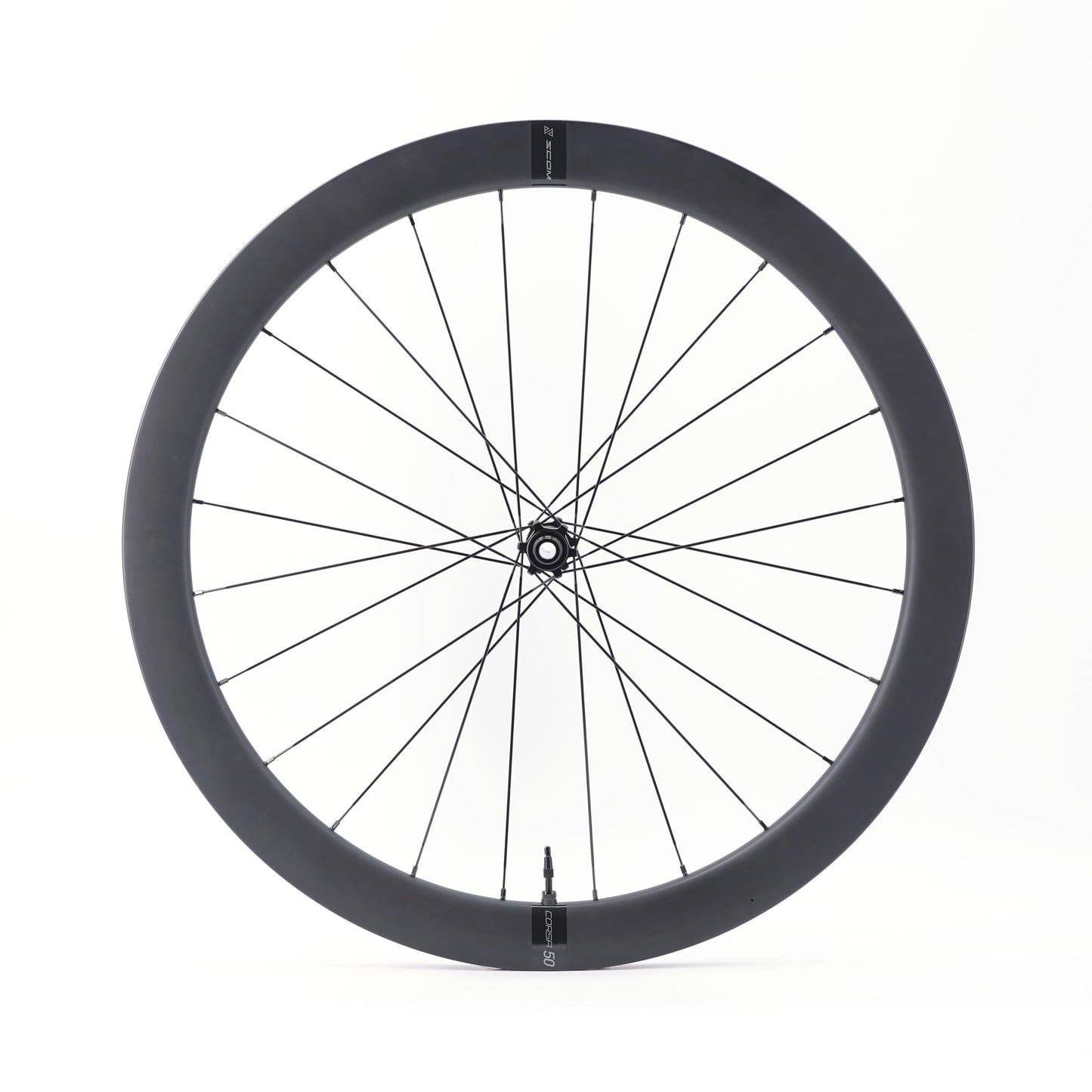 Coppia di ruote SCOM CORSA 50 Tubeless Ready (bloccaggio centrale)