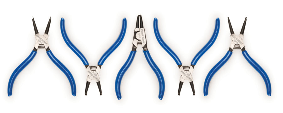 Park Tool RP-SET.2, contenuto completo del kit di pinze per anelli elastici