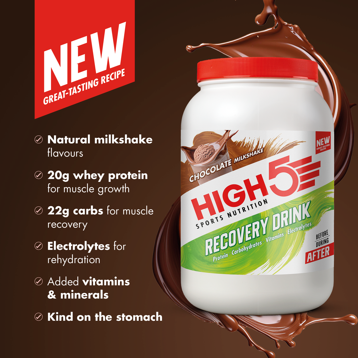 Bevanda di recupero BEVANDA DI RECUPERO HIGH5 (1,6 kg) Cioccolata