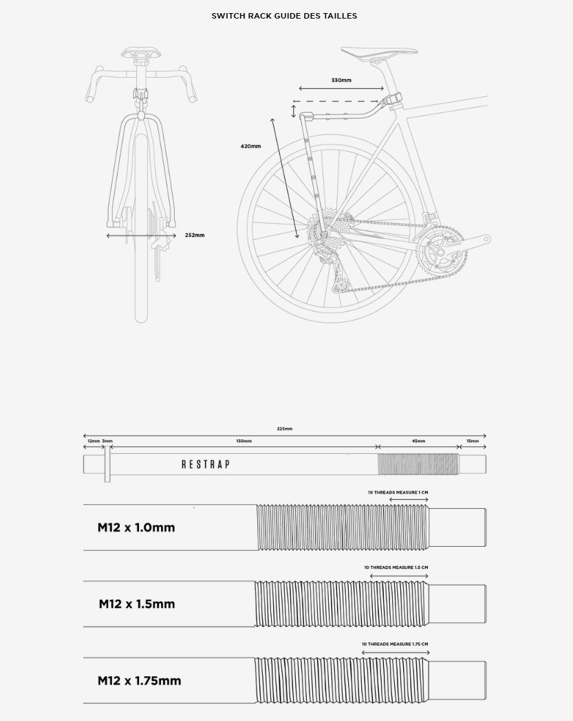 Portabagagli RESTRAP SWITCH RACK