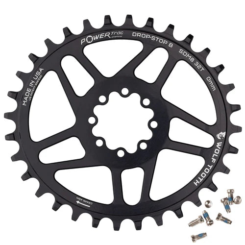 Mono Oval WOLF TOOTH 12V SRAM Direct Mount 8 bolt chainring Offset 3mm