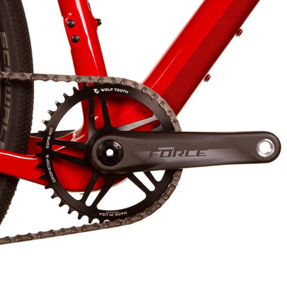 Corona Mono WOLF TOOTH DROP-STOP ST GRAVEL DM 8 Viti Sram Nero