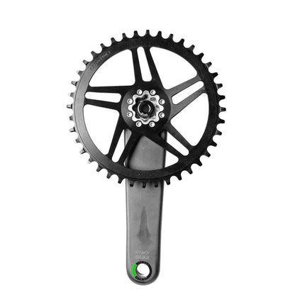 Corona Mono WOLF TOOTH DROP-STOP ST GRAVEL DM 8 Viti Sram Nero