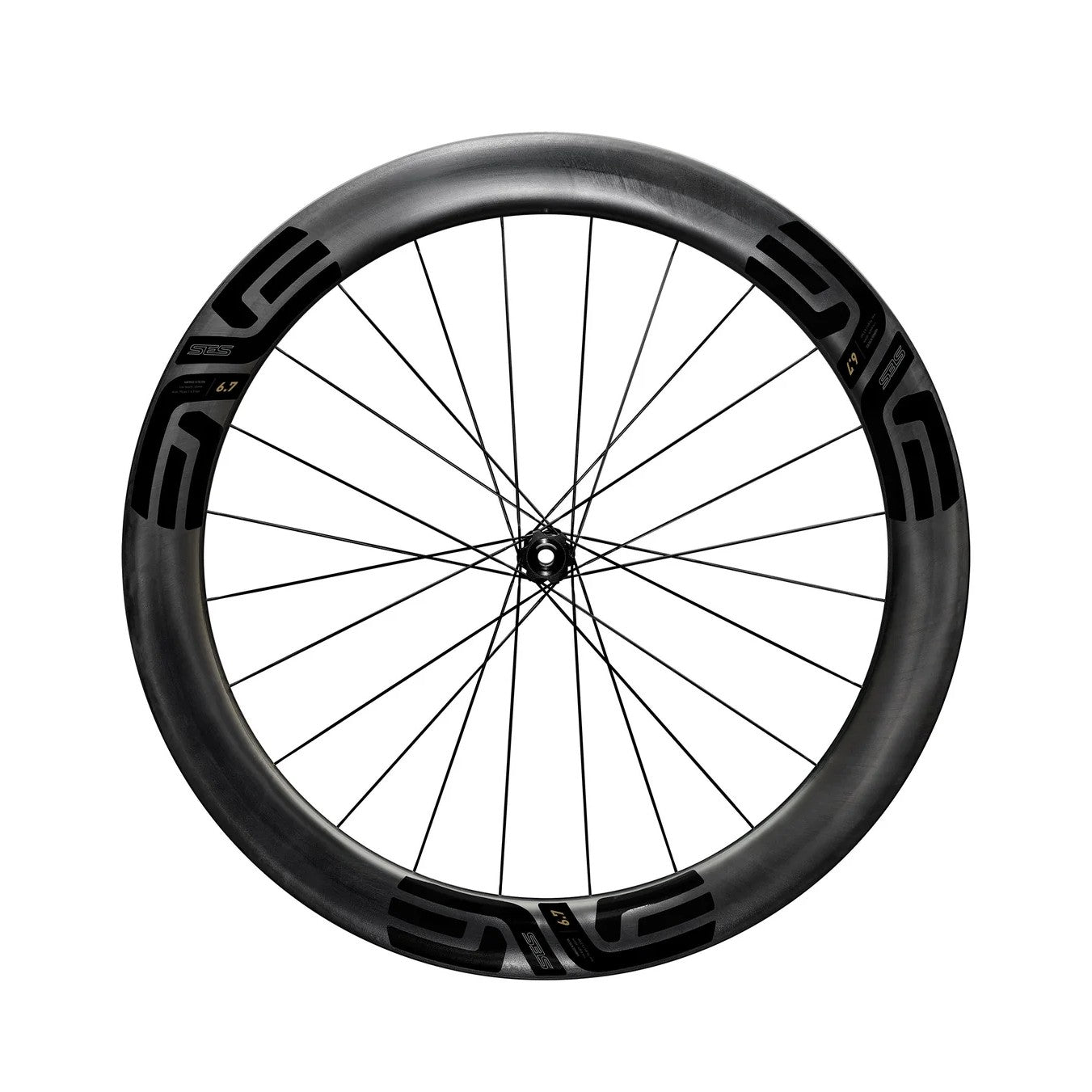 ENVE SES 6.7 Tubeless Ready ruota anteriore (Center Lock) Nero