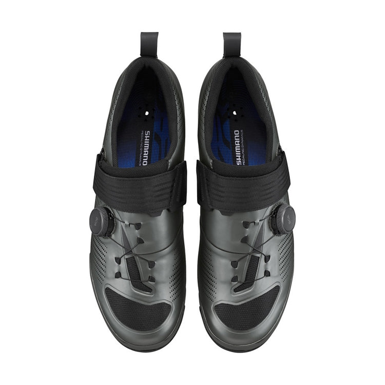 SHIMANO TR903 Scarpe da triathlon grigio acciaio opaco
