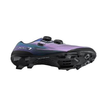 Scarpe MTB SHIMANO XC703 Butterfly Argento/Viola