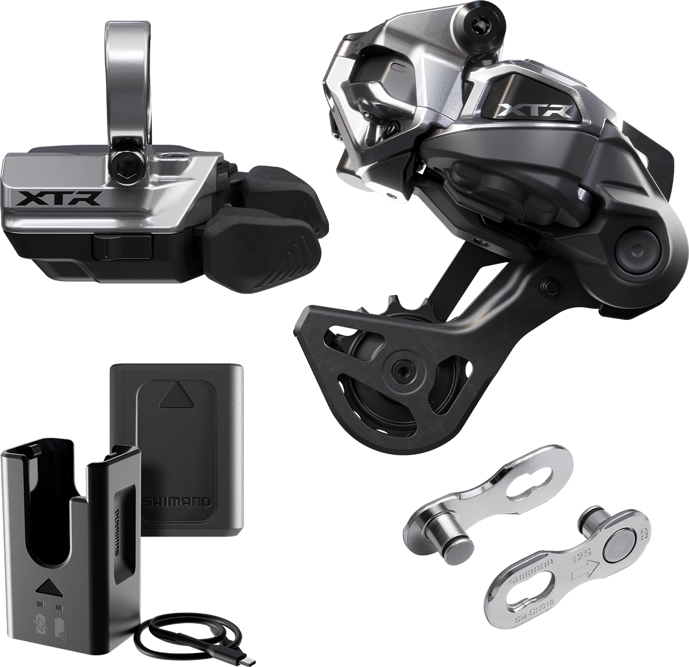 Kit di aggiornamento SHIMANO XTR Di2 Wireless M9250-GS Supporto collare gabbia media