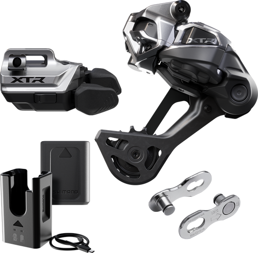 SHIMANO XTR Di2 Wireless M9250-SGS Kit di aggiornamento Gruppo leva a gabbia lunga