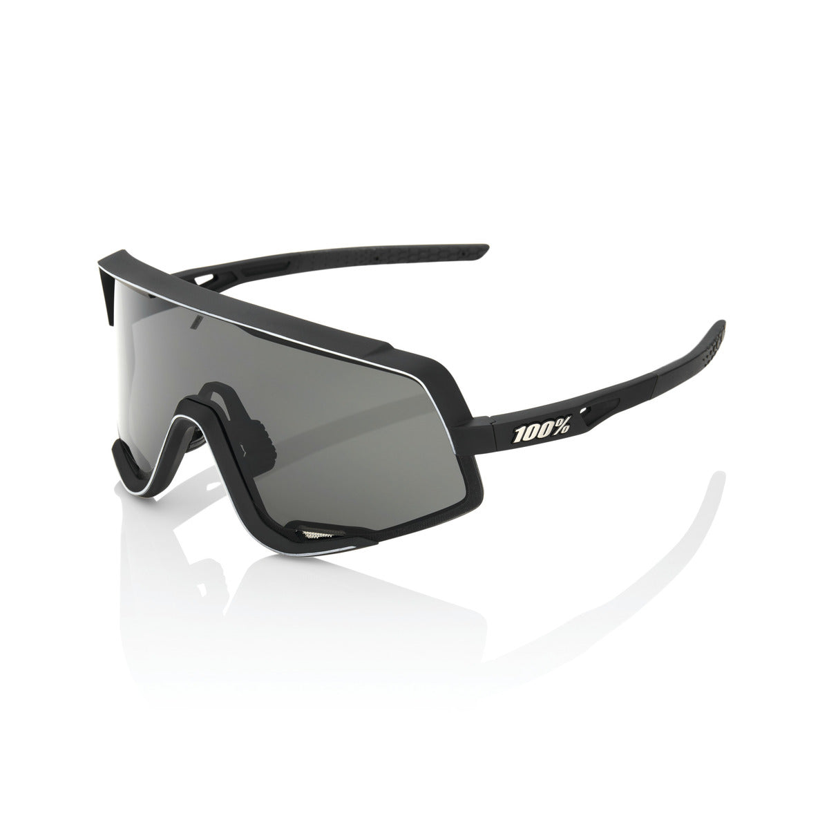 Occhiali 100% GLENDALE Soft Tact Nero Lente fumé
