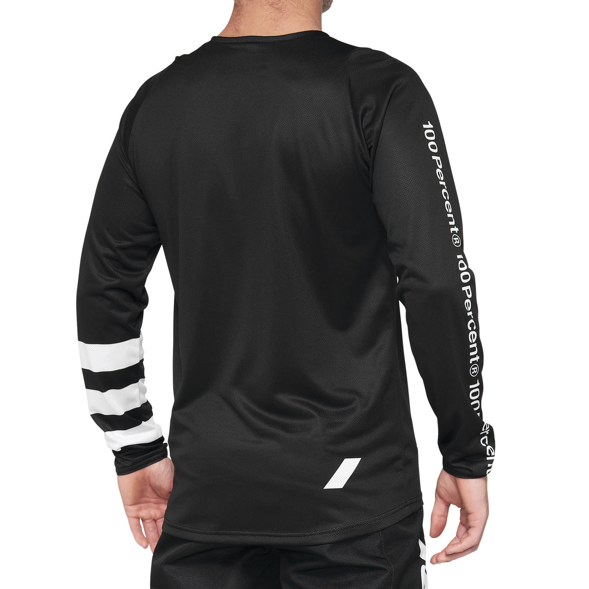 100% Maglia a maniche lunghe R-CORE Nero/Bianco