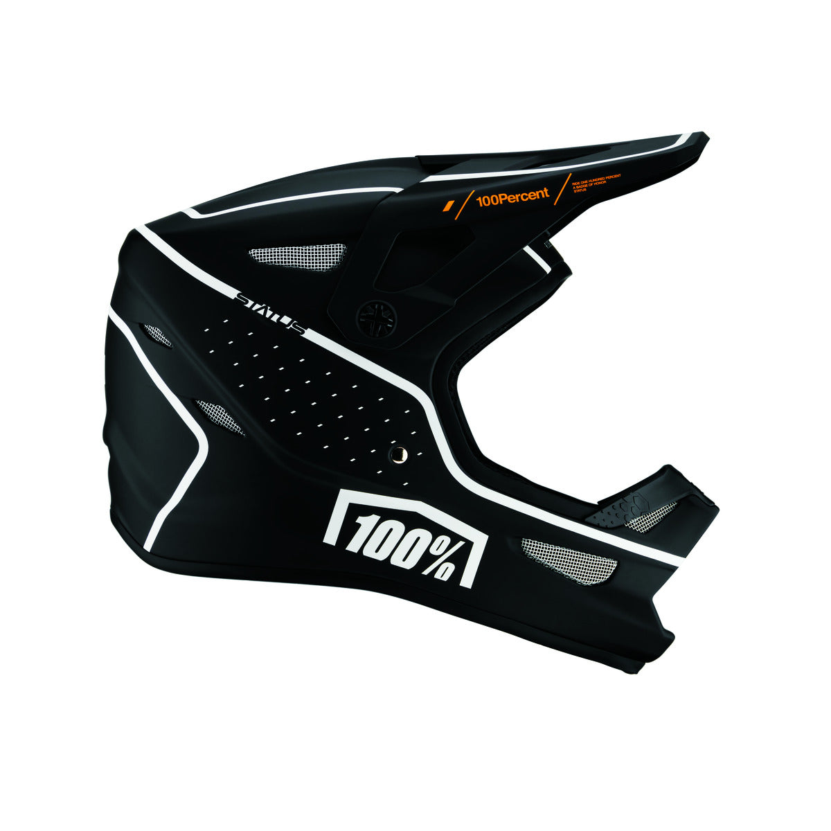 100% STATUS Casco MTB Nero