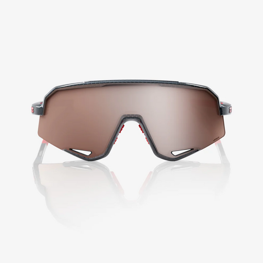 100% SLENDALE Occhiali in carbonio nero Hiper Mirror Argento
