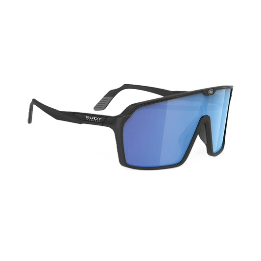 RUDY PROJECT SPINSHIELD Occhiali neri RP Optics Lenti blu multilaser