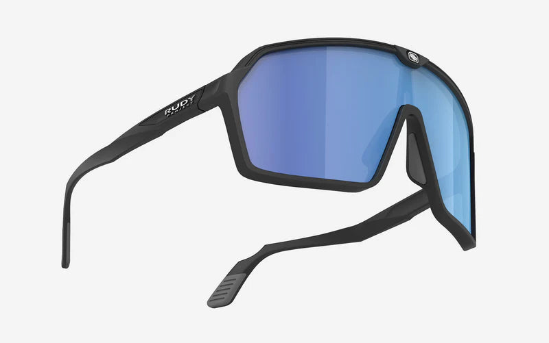 RUDY PROJECT SPINSHIELD Occhiali neri RP Optics Lenti blu multilaser