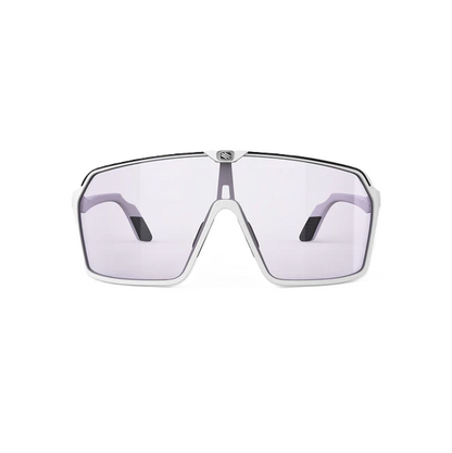 Occhiali RUDY PROJECT SPINSHIELD Bianco Lenti IMPACTX™ Fotocromatico Laser Purple