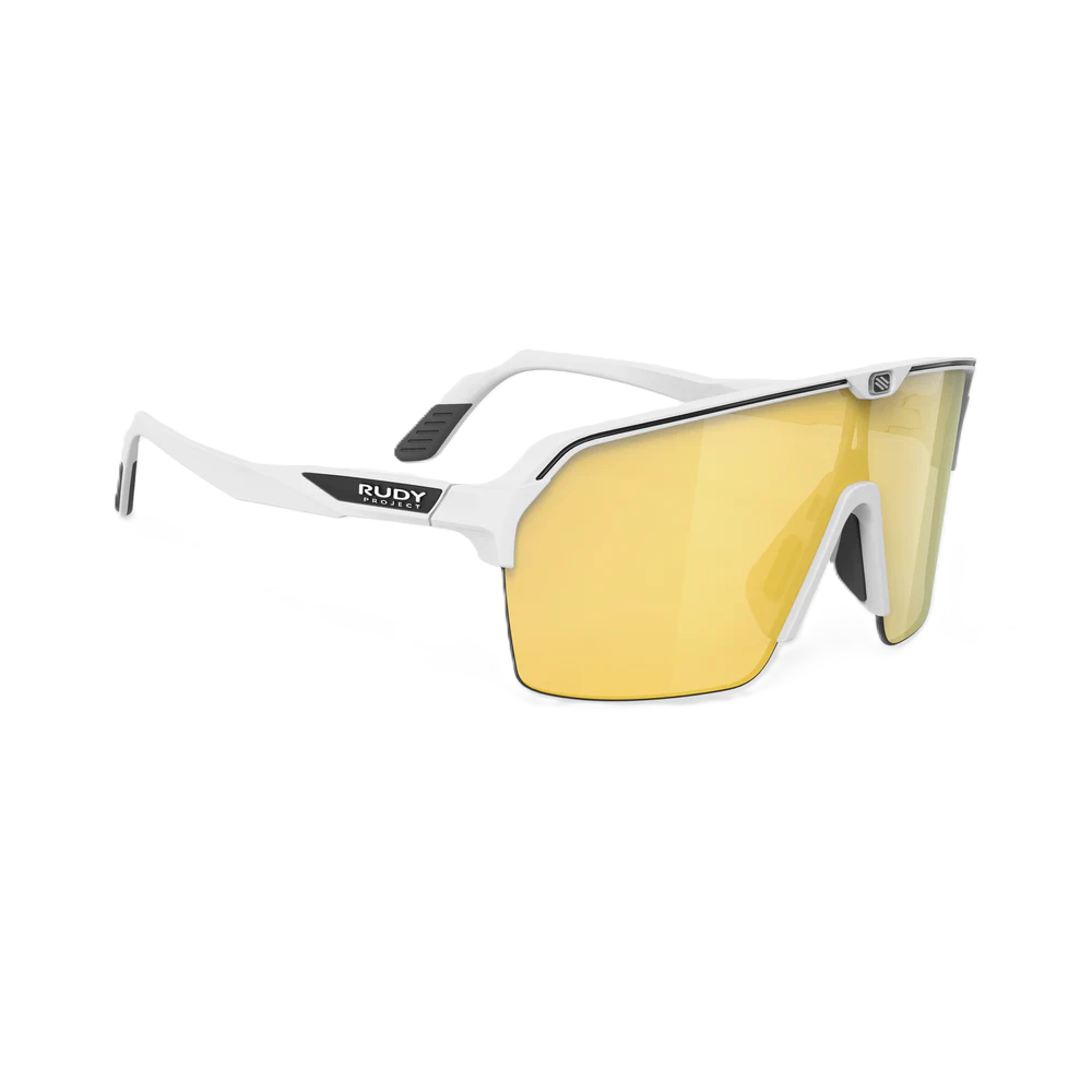 RUDY PROJECT SPINSHIELD AIR Occhiali Bianco Opaco RP Optics Lenti Multilaser Oro