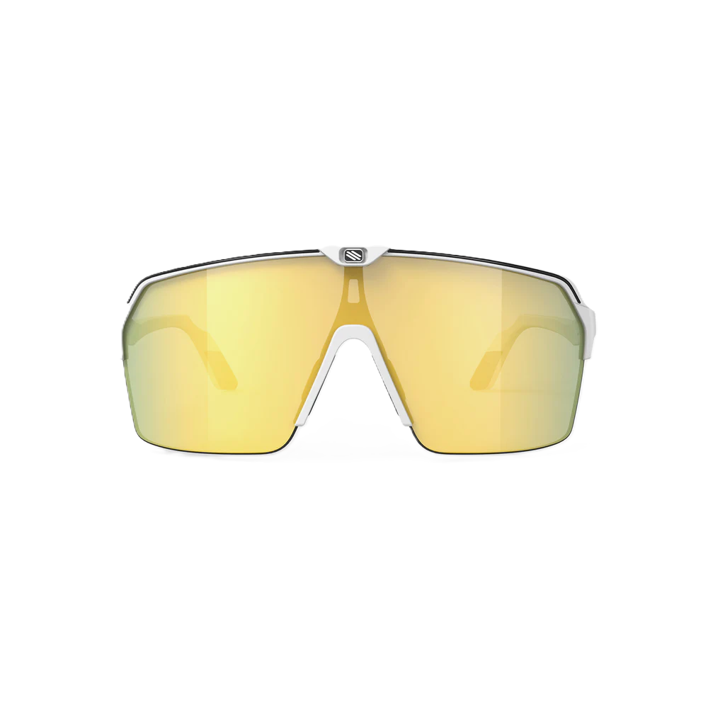 RUDY PROJECT SPINSHIELD AIR Occhiali Bianco Opaco RP Optics Lenti Multilaser Oro