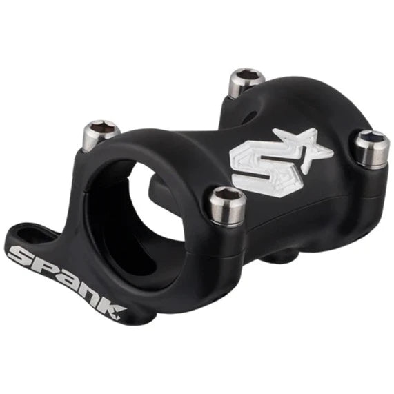 Attacco manubrio SPANK SPIKE 25/30 a montaggio diretto nero