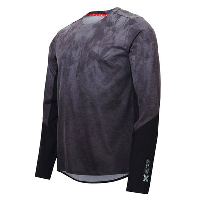 Maillot USWE SPOKE MTB Maniche Lunghe Nero