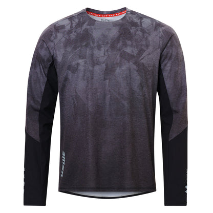 Maillot USWE SPOKE MTB Maniche Lunghe Nero