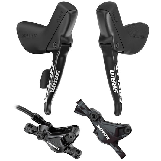 Coppia di leve e pinze SRAM APEX HRD 1x11 Post Mount senza disco