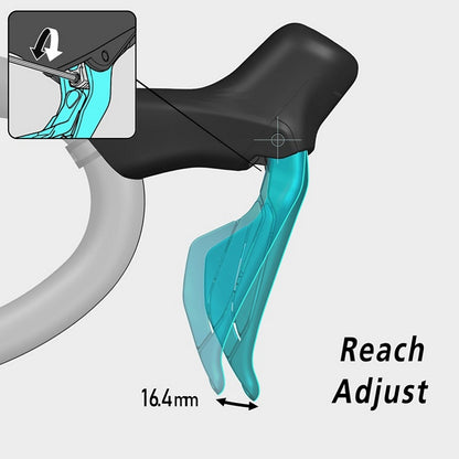Leva Destra e Pinza Posteriore SHIMANO GRX 717 12V