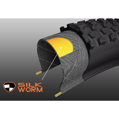 Pneumatico MAXXIS DTH 24x1.75 SilkWorm Tubetype Rigido Nero